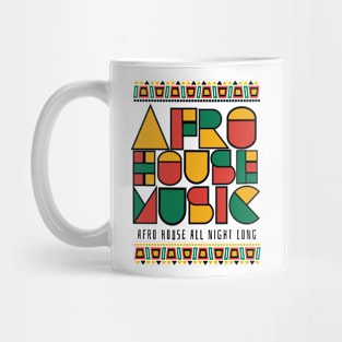 AFRO HOUSE  - Cultured Font (Black) Mug